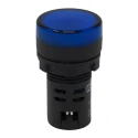 RS PRO Panel Mount Blue LED Pilot Light 22 mm Cutout 12V AC/DC IP65 Round 791-8585