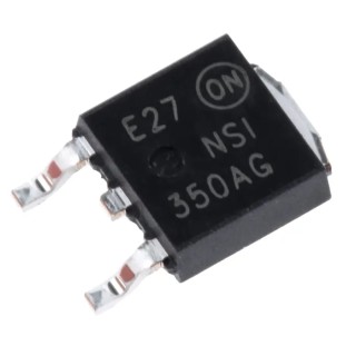 onsemi 5 Output Display Driver, 11 W, 350mA PWM LED Driver NSI50350ADT4G