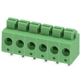 Phoenix Contact PTS 1.5/6-5.0-H Series Horizontal PCB Terminal Block 6 Contacts 5 mm Pitch 16A 400V 1 Row 1792902
