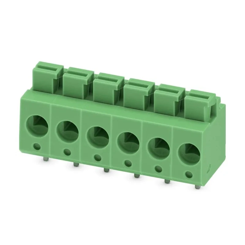Phoenix Contact PTS 1.5/6-5.0-H Series Horizontal PCB Terminal Block 6 Contacts 5 mm Pitch 16A 400V 1 Row 1792902