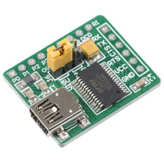 MikroElektronika Communication & Wireless Development Kit USB FT232RL, USB, UART Interface MIKROE-483