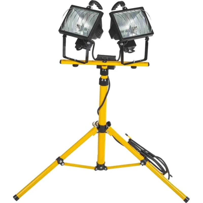 RS PRO Halogen Tripod Work Light 400W 220-240V IP54 Type E Plug 791-8267