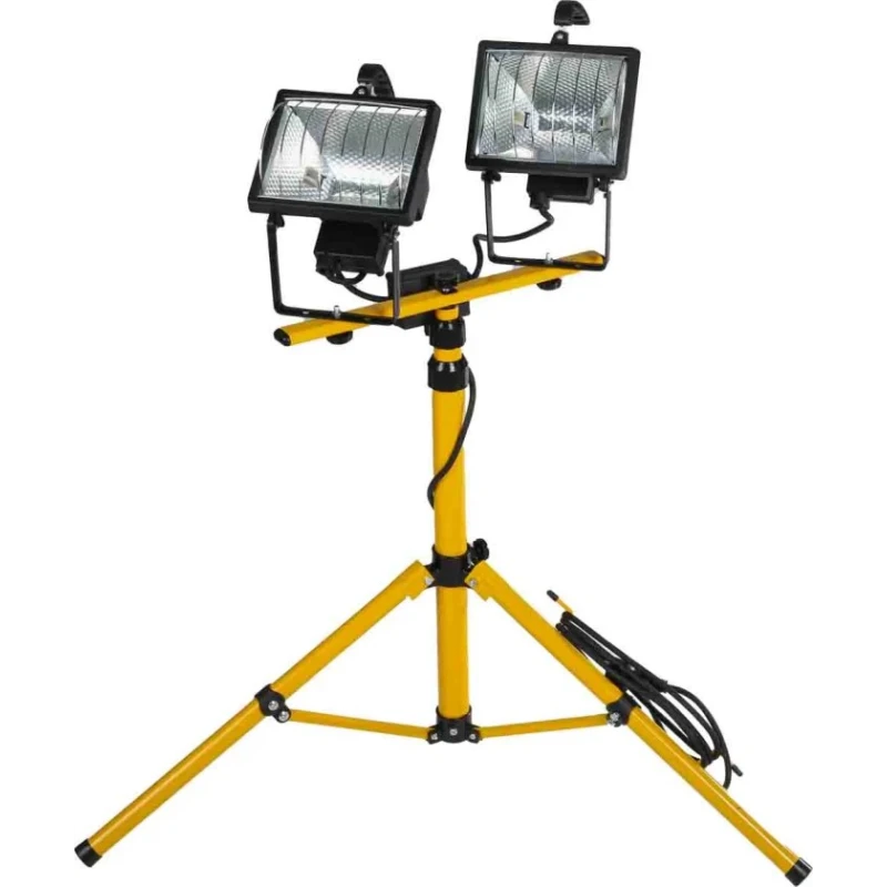 RS PRO Halogen Tripod Work Light 400W 220-240V IP54 Type E Plug 791-8267