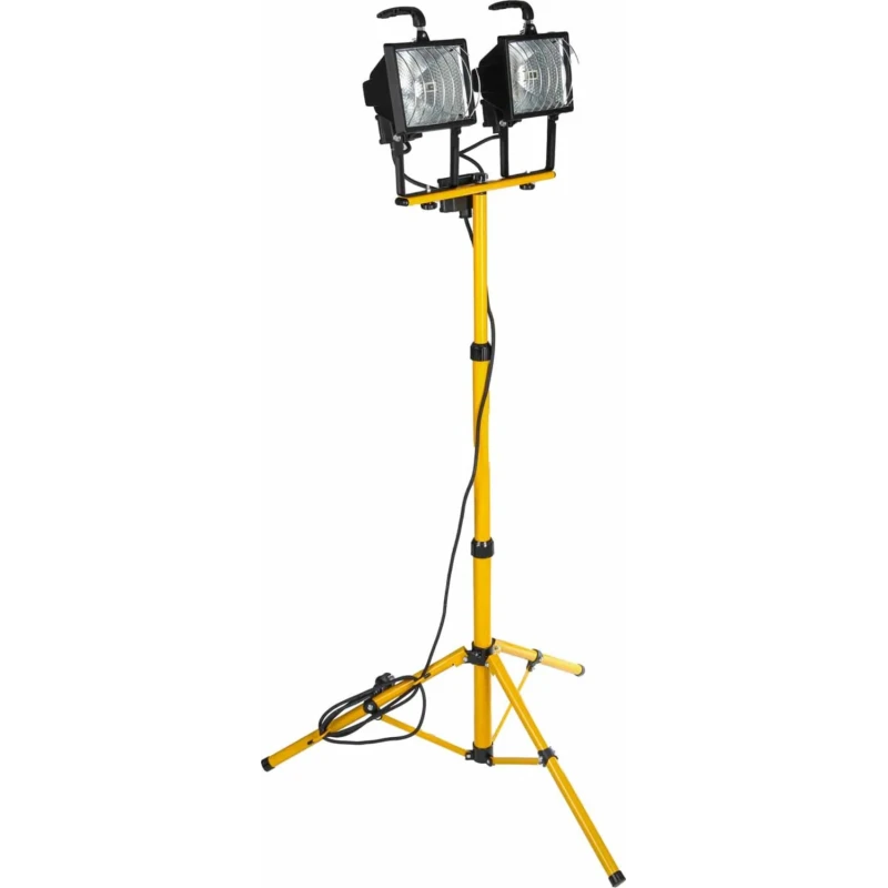 RS PRO Halogen Tripod Work Light 400W 220-240V IP54 Type E Plug 791-8267