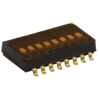 C & K Flush Rotary Coded DIP Switch Surface Mount TDA08H0SB1
