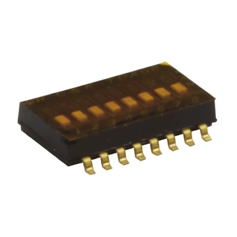 C & K Flush Rotary Coded DIP Switch Surface Mount TDA08H0SB1