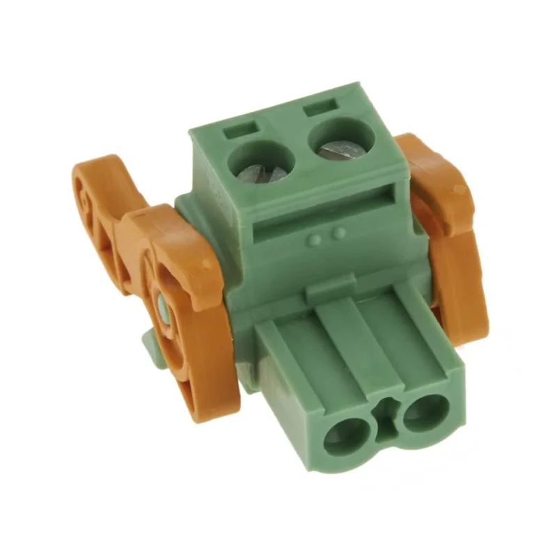 Phoenix Contact MSTB 2.5/2-ST-5.08-LR Series Pluggable Terminal Block, 2-Contact, 5.08 mm Pitch, 12A, Polyamide 1808886