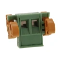 Phoenix Contact MSTB 2.5/2-ST-5.08-LR Series Pluggable Terminal Block, 2-Contact, 5.08 mm Pitch, 12A, Polyamide 1808886