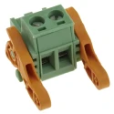 Phoenix Contact MSTB 2.5/2-ST-5.08-LR Series Pluggable Terminal Block, 2-Contact, 5.08 mm Pitch, 12A, Polyamide 1808886