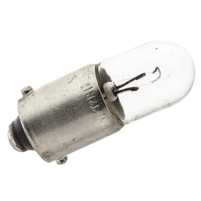 Osram Automotive Incandescent Lamp Clear 12V 4W BA9S Base 8.8mm Diameter 27.4mm Length 1200h Lifespan BA9S