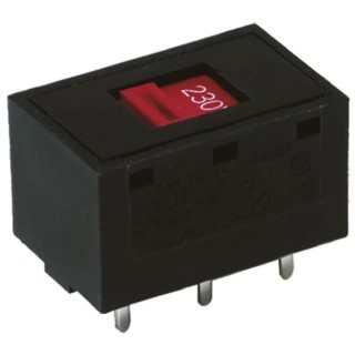 C & K Through Hole Slide Switch DPDT 5A Fibreglass Reinforced Polyethylene Terephthalate V80212MS02Q