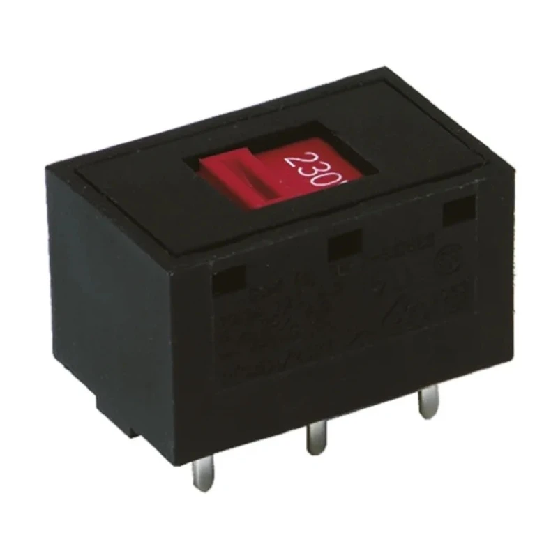 C & K Through Hole Slide Switch DPDT 5A Fibreglass Reinforced Polyethylene Terephthalate V80212MS02Q