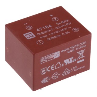 Myrra 3 Output SMPS Transformer 265 V ac 370 V dc 24 V dc 1350mA 47164