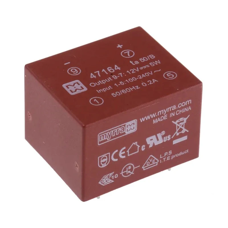 Myrra 3 Output SMPS Transformer 265 V ac 370 V dc 24 V dc 1350mA 47164