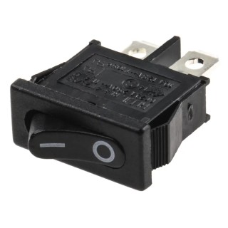 RS PRO SPST On-Off Rocker Switch Panel Nylon Housing Quick Connect Terminals IP66 250V AC 5A 793-2547
