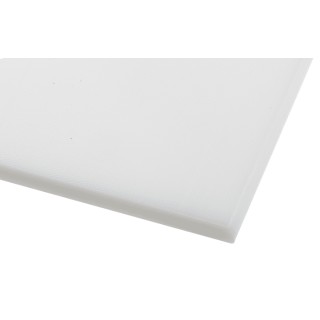 RS PRO White POM Plastic Sheet 500 mm x 300 mm x 10 mm, Durable Engineering Thermoplastic Sheet 680-498