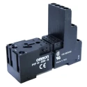 Omron 14 Way 250V AC DIN Rail Relay Socket for Use with MY2, MY4 PYF14