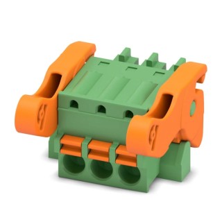 Phoenix Contact FK-MCP 1.5/3-ST-3.81-LR Series Pluggable Terminal Block, 3-Contact, 3.81 mm Pitch, 1 Row, 320V, 8A 1817437