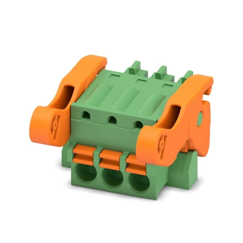Phoenix Contact FK-MCP 1.5/3-ST-3.81-LR Series Pluggable Terminal Block, 3-Contact, 3.81 mm Pitch, 1 Row, 320V, 8A 1817437