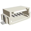 TE Connectivity AMP Mini CT Series Right Angle Surface PCB Header, 4 Contacts, 1.5 mm Pitch, 1 Row, Shrouded 292227-4