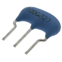 Murata Ceramic Resonator 10 MHz Shear Mode 15 pF Load Capacitance 3-Pin Through Hole Bulk Package CSTLS10M0G53-B0