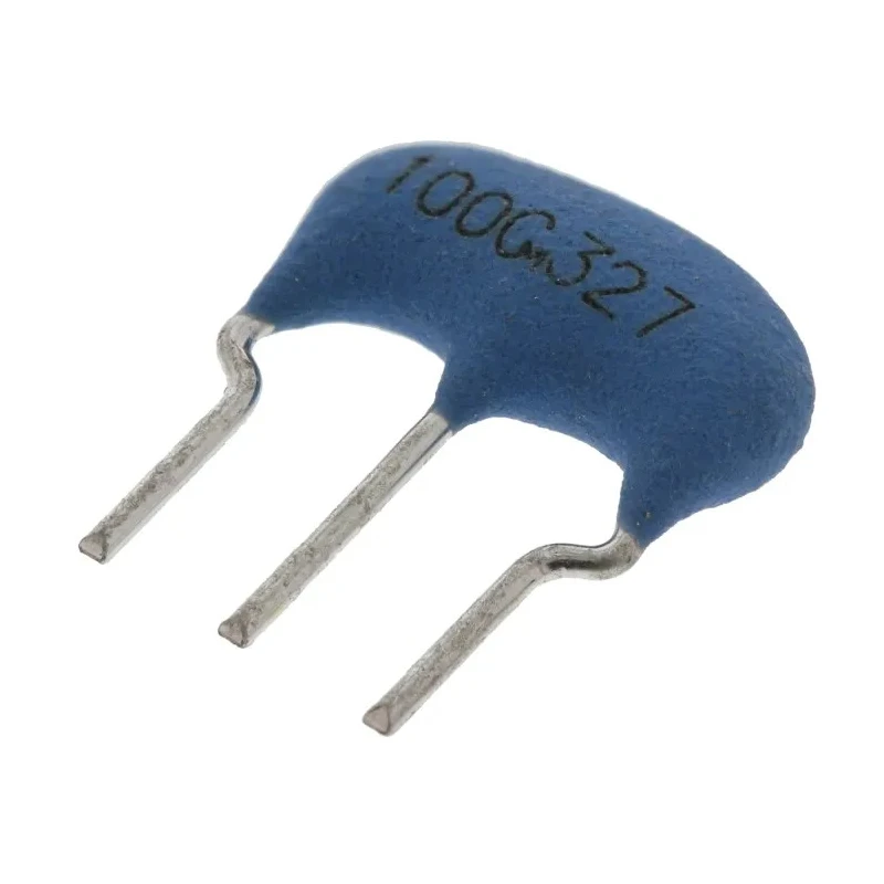 Murata Ceramic Resonator 10 MHz Shear Mode 15 pF Load Capacitance 3-Pin Through Hole Bulk Package CSTLS10M0G53-B0