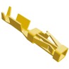 TE Connectivity AMPMODU Short Point Series Female Crimp Terminal 5A 24-20 AWG Gold Plated Copper Alloy 14.73mm 1-104479-0