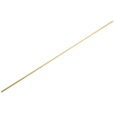 RS PRO Brass Metal Rod 0.25 in Diameter, 24 in Length, Hardness 130 to 150 HV, BS EN 12164/CW614N 680-971