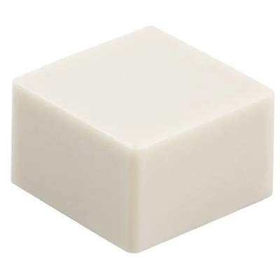 Omron Ivory Square Tactile Switch Cap for Series B3W-4000, Series B3F-4000, Series B3F-5000 B32-1300