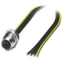 Phoenix Contact Female 4 Way Straight to 4 Way Unterminated Sensor Actuator Cable 0.5 m 1424133