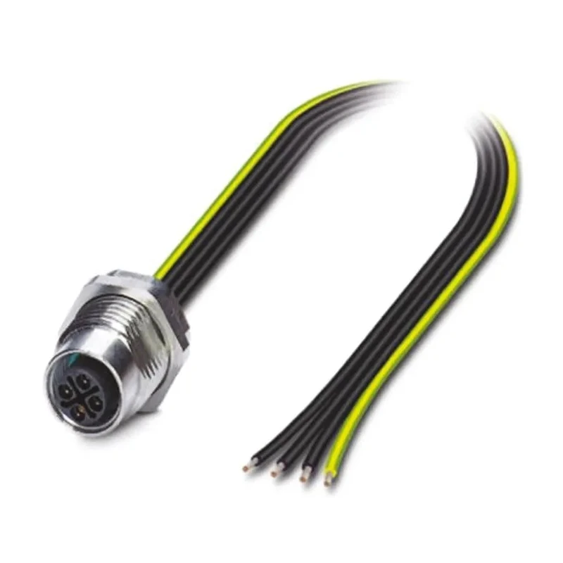 Phoenix Contact Female 4 Way Straight to 4 Way Unterminated Sensor Actuator Cable 0.5 m 1424133