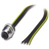 Phoenix Contact Female 4 Way Straight to 4 Way Unterminated Sensor Actuator Cable 0.5 m 1424133