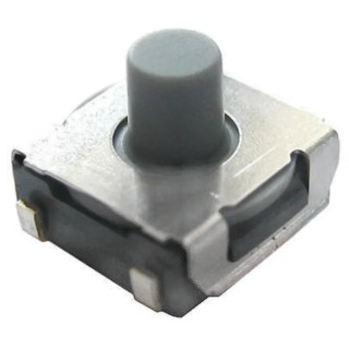 Omron IP67 Grey Tactile Switch Plunger Surface Mount 2.6 mm, SPST 50mA 24 V dc B3SL-1020P