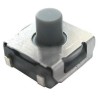 Omron IP67 Grey Tactile Switch Plunger Surface Mount 2.6 mm, SPST 50mA 24 V dc B3SL-1020P