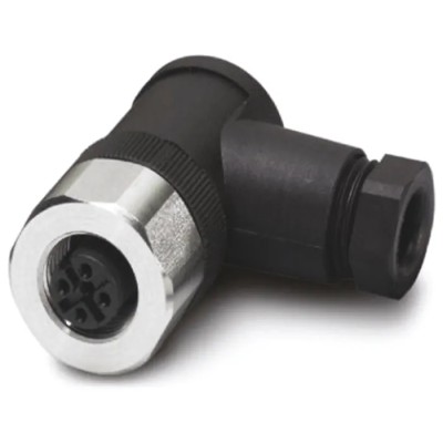 Phoenix Contact Circular Connector, 4 Contacts, Cable Mount, Socket, Female, M12 Size, IP65 IP67 IP69K, 250V 4A 1553284