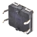 Omron IP67 White Tactile Switch Plunger 0.75 mm SPST 50mA 24V DC B3W-4000