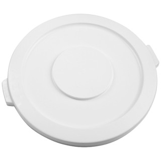 Rubbermaid Commercial Products White Polyethylene Brute Snap-on Bin Lid for 2632 Container 565mm Diameter 41mm FG263100WHT