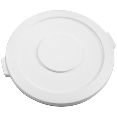 Rubbermaid Commercial Products White Polyethylene Brute Snap-on Bin Lid for 2632 Container 565mm Diameter 41mm FG263100WHT