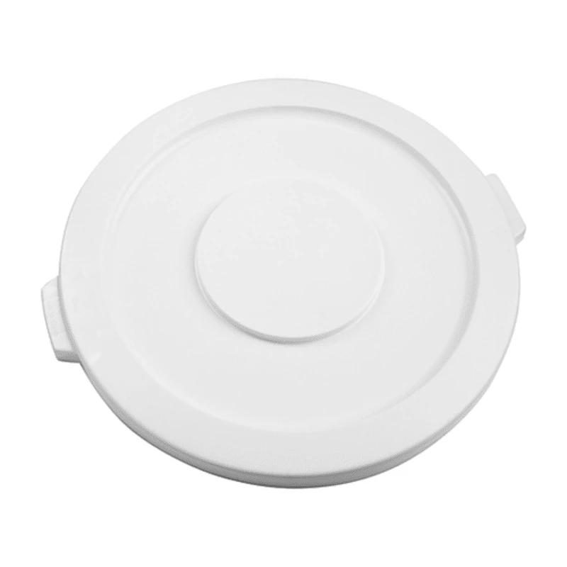 Rubbermaid Commercial Products White Polyethylene Brute Snap-on Bin Lid for 2632 Container 565mm Diameter 41mm FG263100WHT