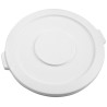 Rubbermaid Commercial Products White Polyethylene Brute Snap-on Bin Lid for 2632 Container 565mm Diameter 41mm FG263100WHT