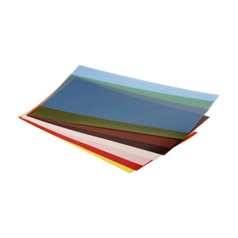 RS PRO Colour Coded Plastic Shim Kit 305mm x 152mm 8 Sheets Multi-Colour 681-407