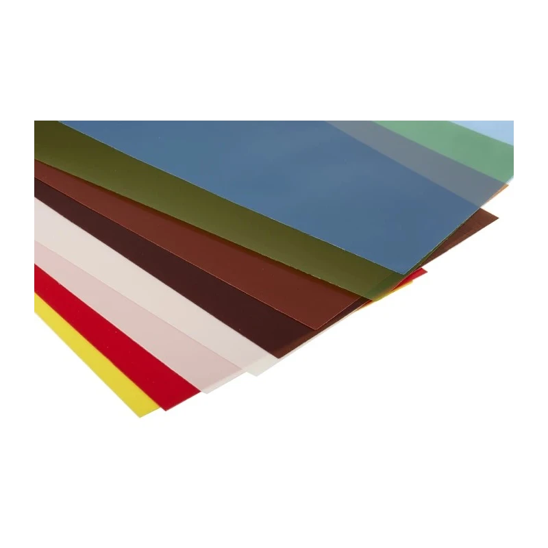 RS PRO Colour Coded Plastic Shim Kit 305mm x 152mm 8 Sheets Multi-Colour 681-407