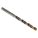 Dormer High Speed Steel Tin Drill Bit 6.1mm Diameter, 101mm Overall Length, Titanium Nitride Coated A0026.1