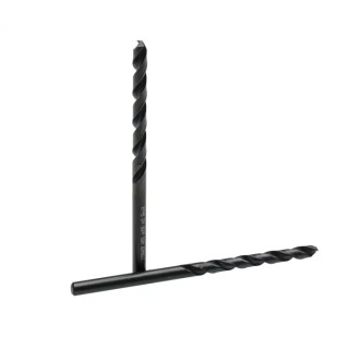Dormer High-Speed Steel 4mm Shank Helical 5-Flute Drill Bit Set, 75mm Overall Length, 135° Point Angle, 10 Pieces A1084.0