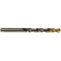 Dormer High Speed Steel Tin Jobber Drill Bit, 8.5mm Diameter, 117mm Overall Length, 75mm Drilling Length, Titanium A0028.5