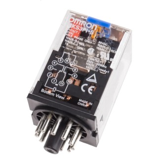 Omron Power Relay 48V DC Coil, 10A Switching Current, 3PDT Contact Configuration MKS3PI-5 48VDC