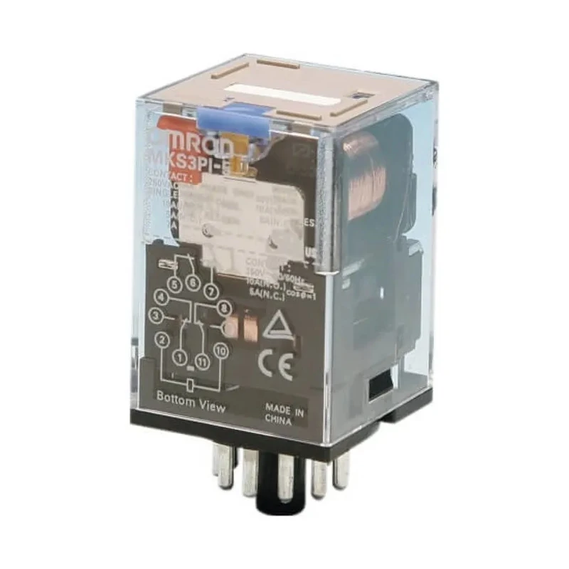 Omron Power Relay 48V DC Coil, 10A Switching Current, 3PDT Contact Configuration MKS3PI-5 48VDC