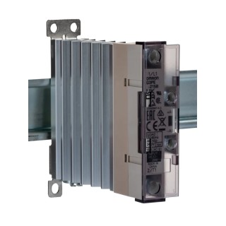 Omron Solid State Relay, 15 A Load, DIN Rail/Screw Mount, 240 V AC Load, 24 V DC Control G3PE