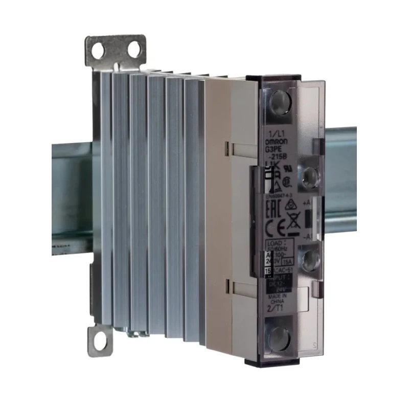 Omron Solid State Relay, 15 A Load, DIN Rail/Screw Mount, 240 V AC Load, 24 V DC Control G3PE