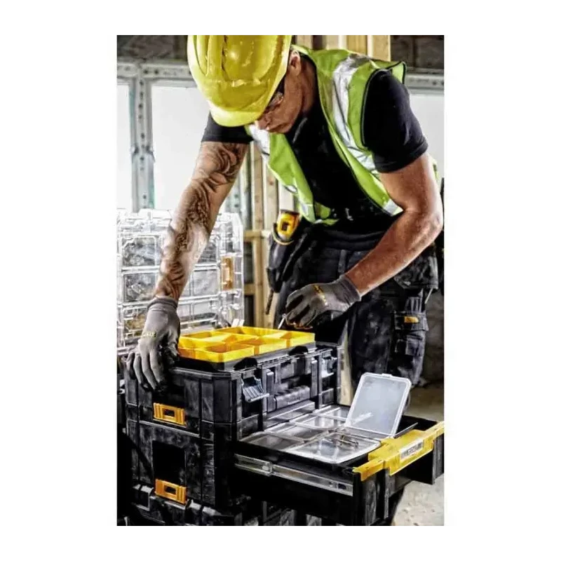 DeWALT 1 Drawer Plastic Tool Box 314.2 mm Length 440 mm Width 314.2 mm Height DWST1-70705